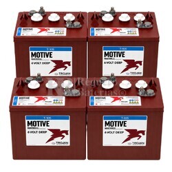 Pack 4 Bater�as TROJAN T-105 | para Apilador 6 Voltios 250 Amperios